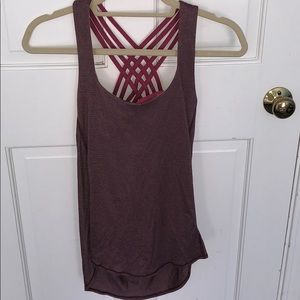 lululemon purple workout tank